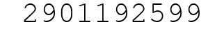 Number 2901192599.