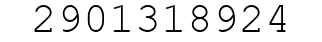 Number 2901318924.