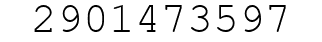 Number 2901473597.