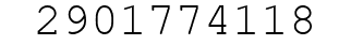 Number 2901774118.