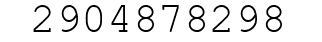 Number 2904878298.