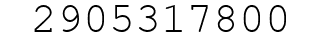 Number 2905317800.