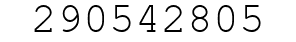 Number 290542805.