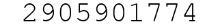 Number 2905901774.