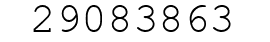 Number 29083863.