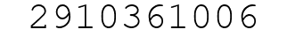 Number 2910361006.