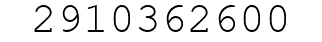 Number 2910362600.