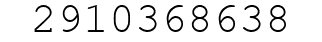 Number 2910368638.