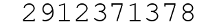 Number 2912371378.