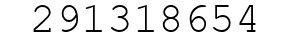 Number 291318654.