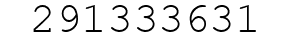 Number 291333631.