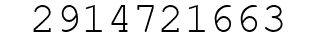 Number 2914721663.