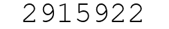 Number 2915922.