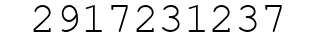 Number 2917231237.