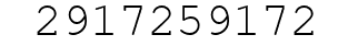 Number 2917259172.