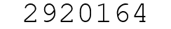 Number 2920164.