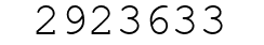Number 2923633.