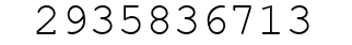 Number 2935836713.