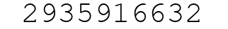 Number 2935916632.
