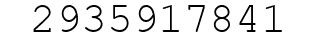 Number 2935917841.