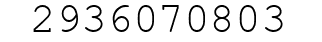 Number 2936070803.