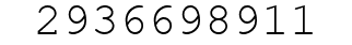 Number 2936698911.