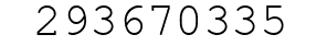 Number 293670335.