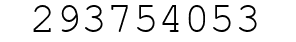 Number 293754053.