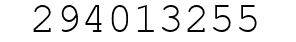 Number 294013255.