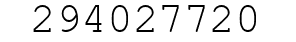Number 294027720.