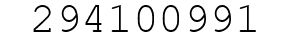 Number 294100991.