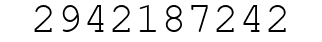 Number 2942187242.