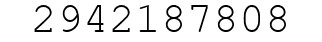 Number 2942187808.