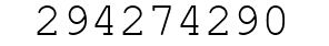 Number 294274290.