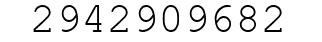 Number 2942909682.