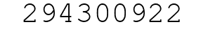Number 294300922.