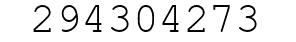 Number 294304273.