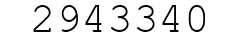 Number 2943340.