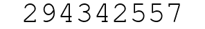 Number 294342557.