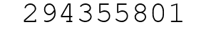 Number 294355801.