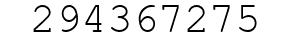 Number 294367275.