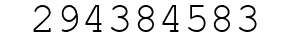Number 294384583.