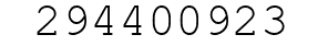 Number 294400923.