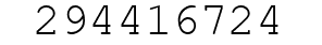 Number 294416724.