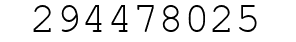 Number 294478025.