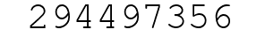 Number 294497356.