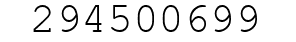 Number 294500699.