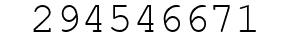 Number 294546671.