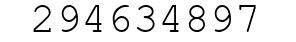 Number 294634897.