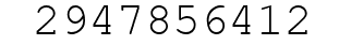 Number 2947856412.